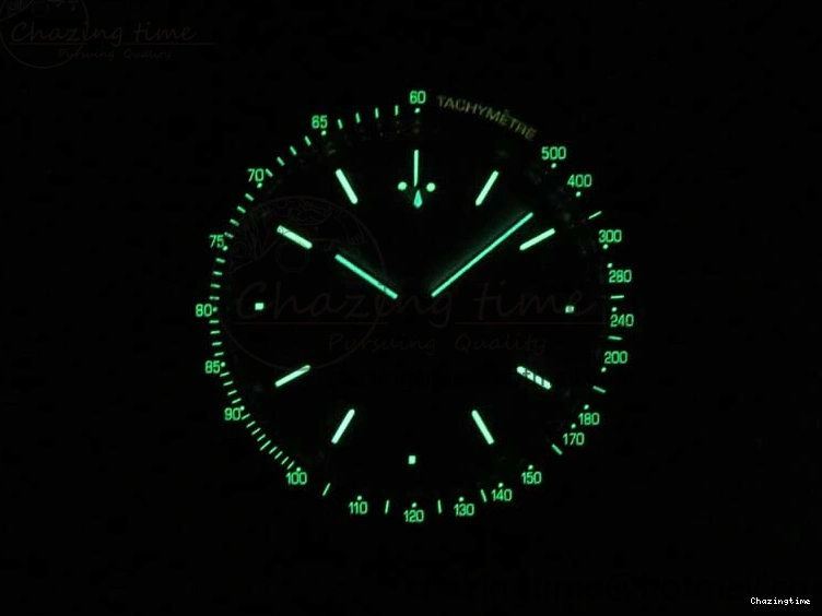 0507 Speedmaster Moonwatch OMF 1:1 Best Edition Black Dial Orange Hand on SS Bracelet A Timeless 8044